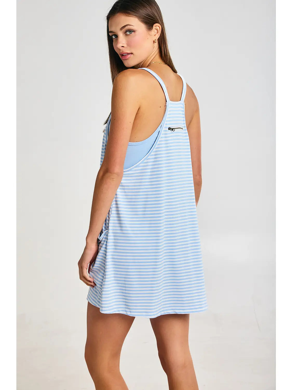 Blue Baby Romper Dress