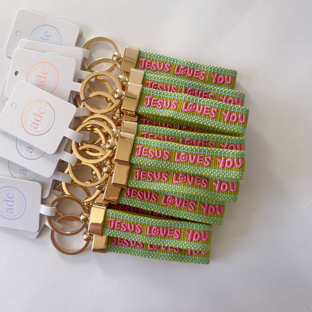 Jesus Loves You Keychain