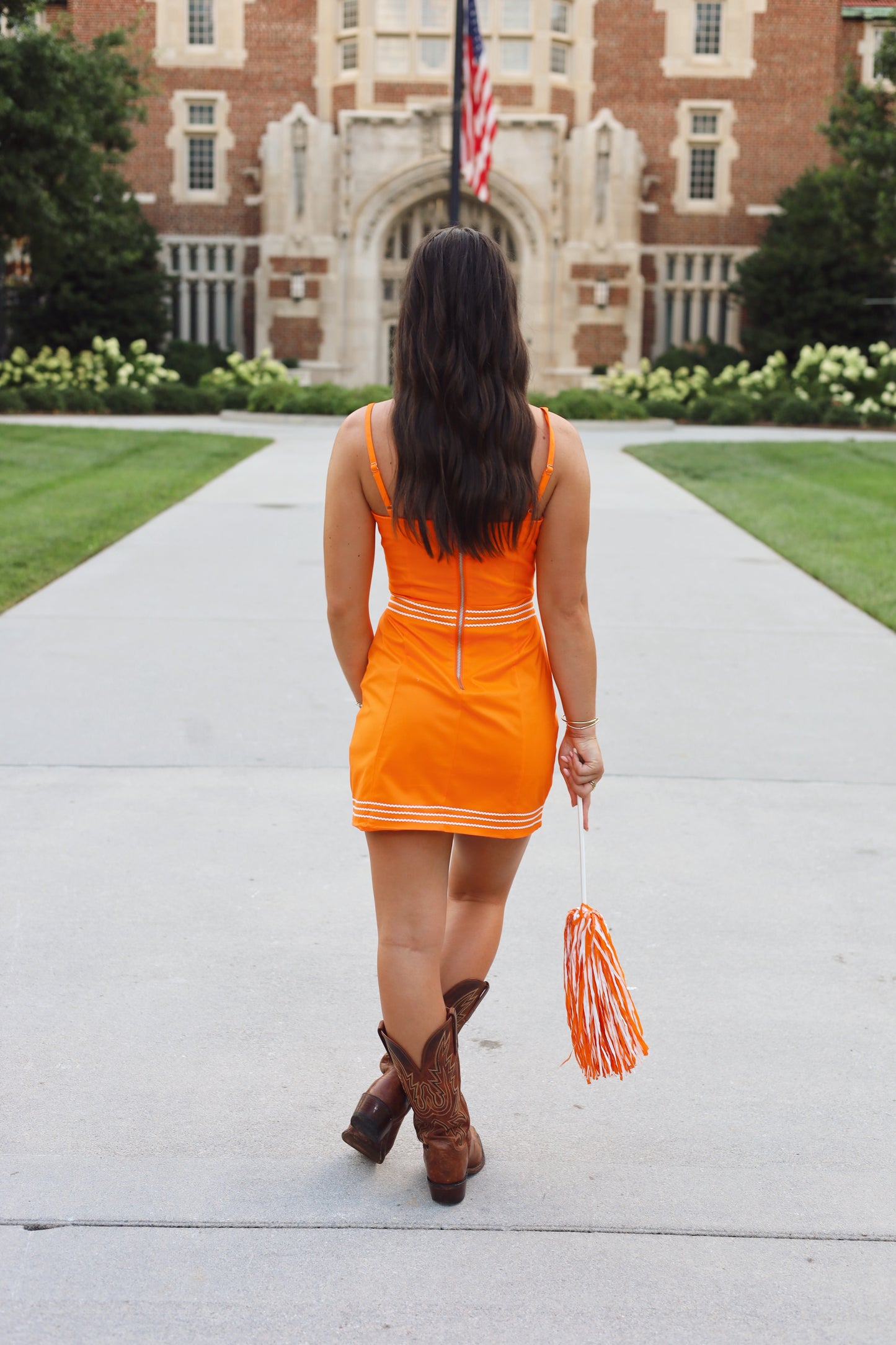 Day to Night Mini Dress- ORANGE