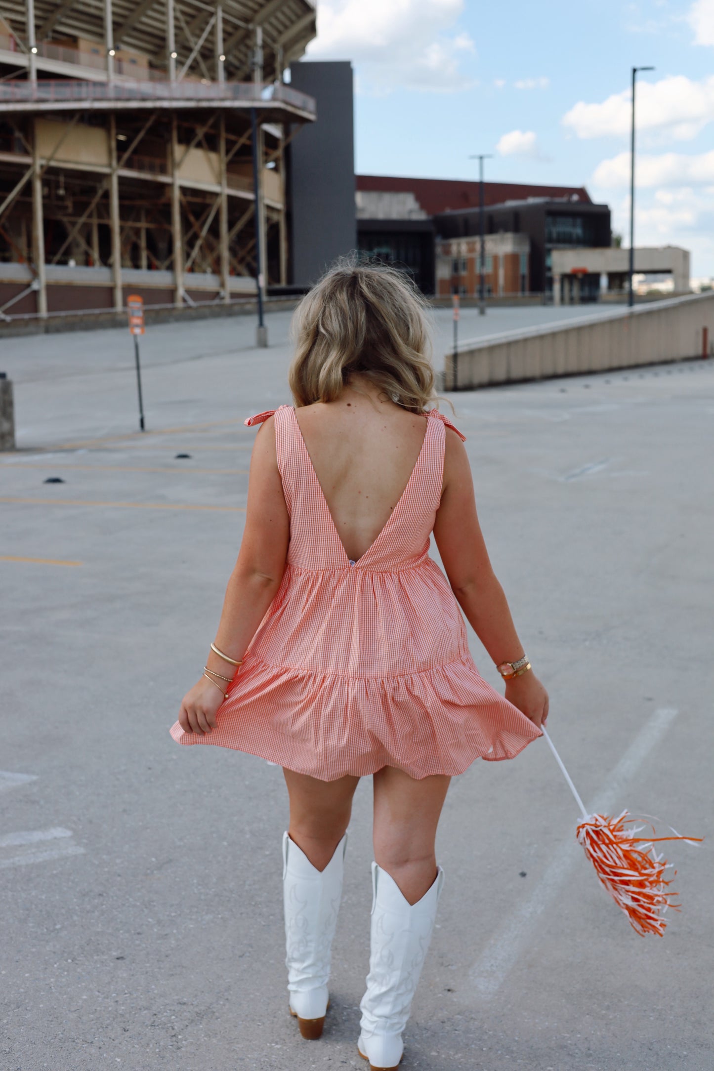 Hattie Gingham Dress