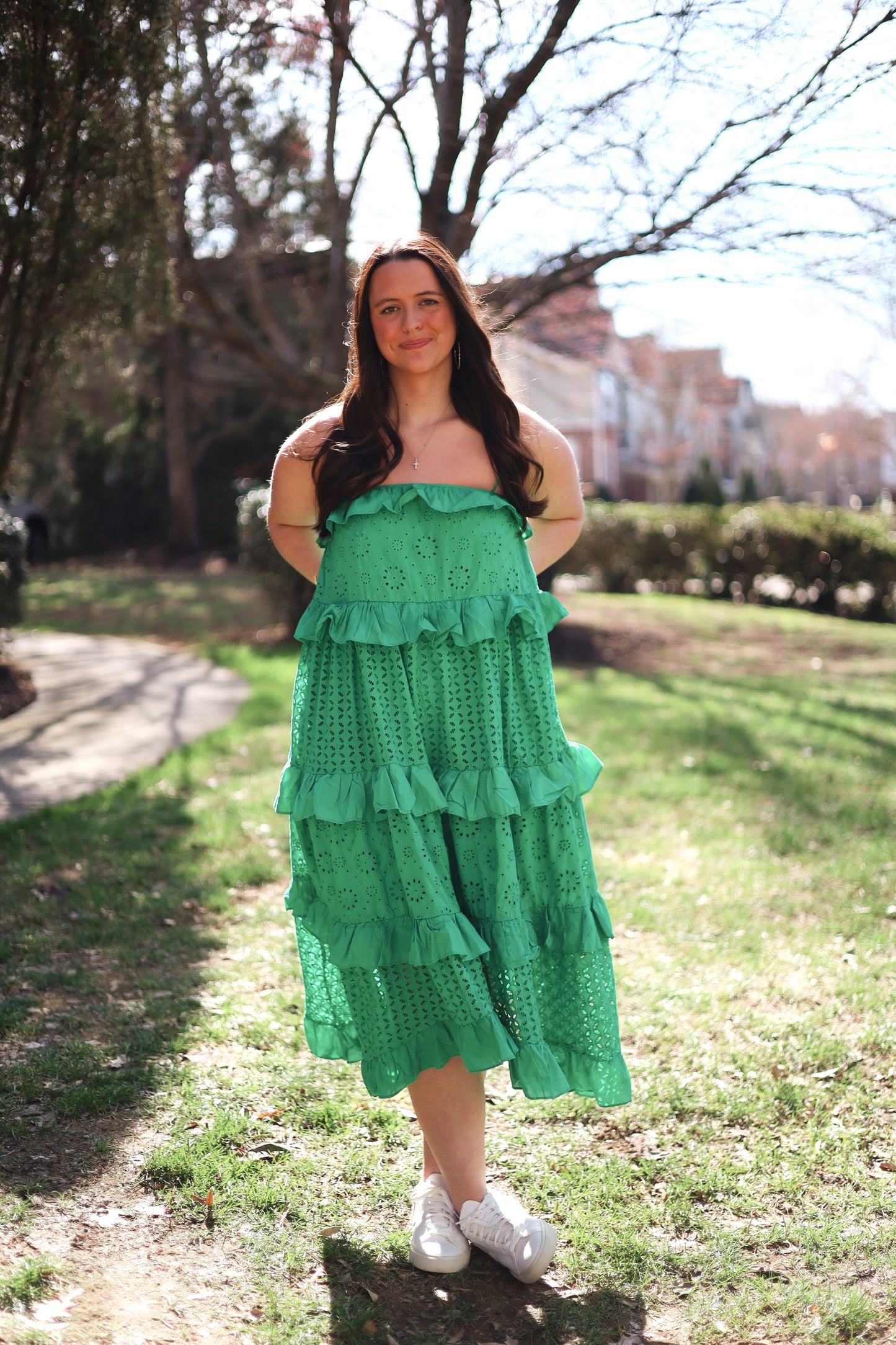 Kelly Tiered Eyelet Dress