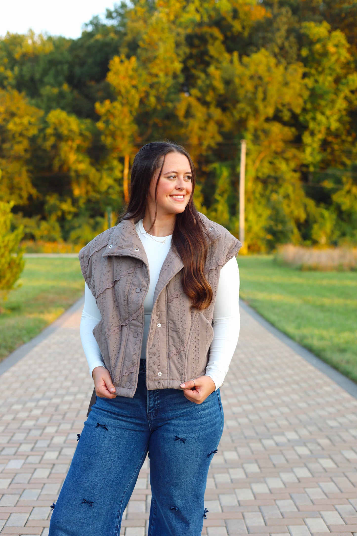 Nova Laced Detailed Vest