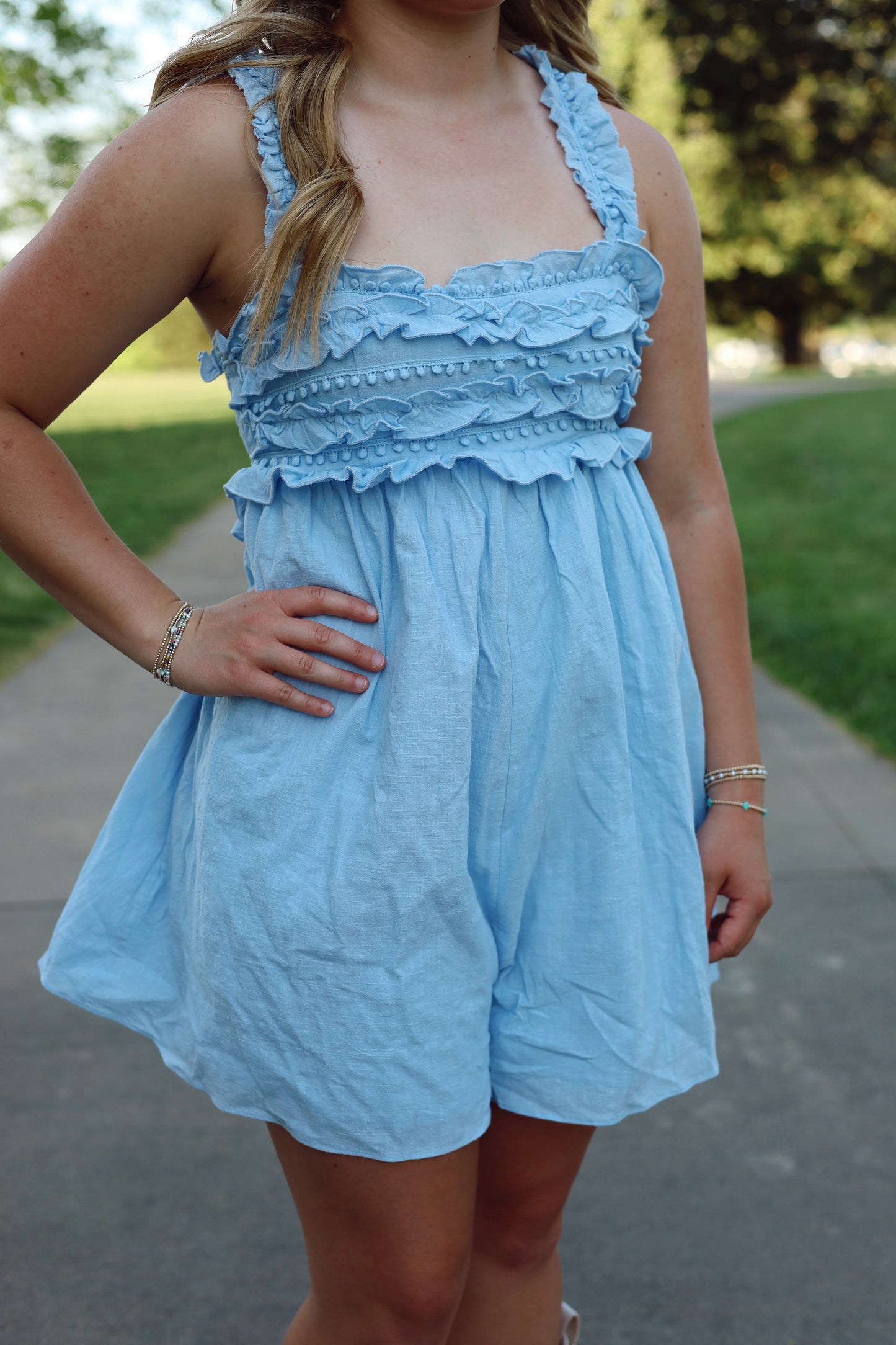 Sadie Ruffle Romper