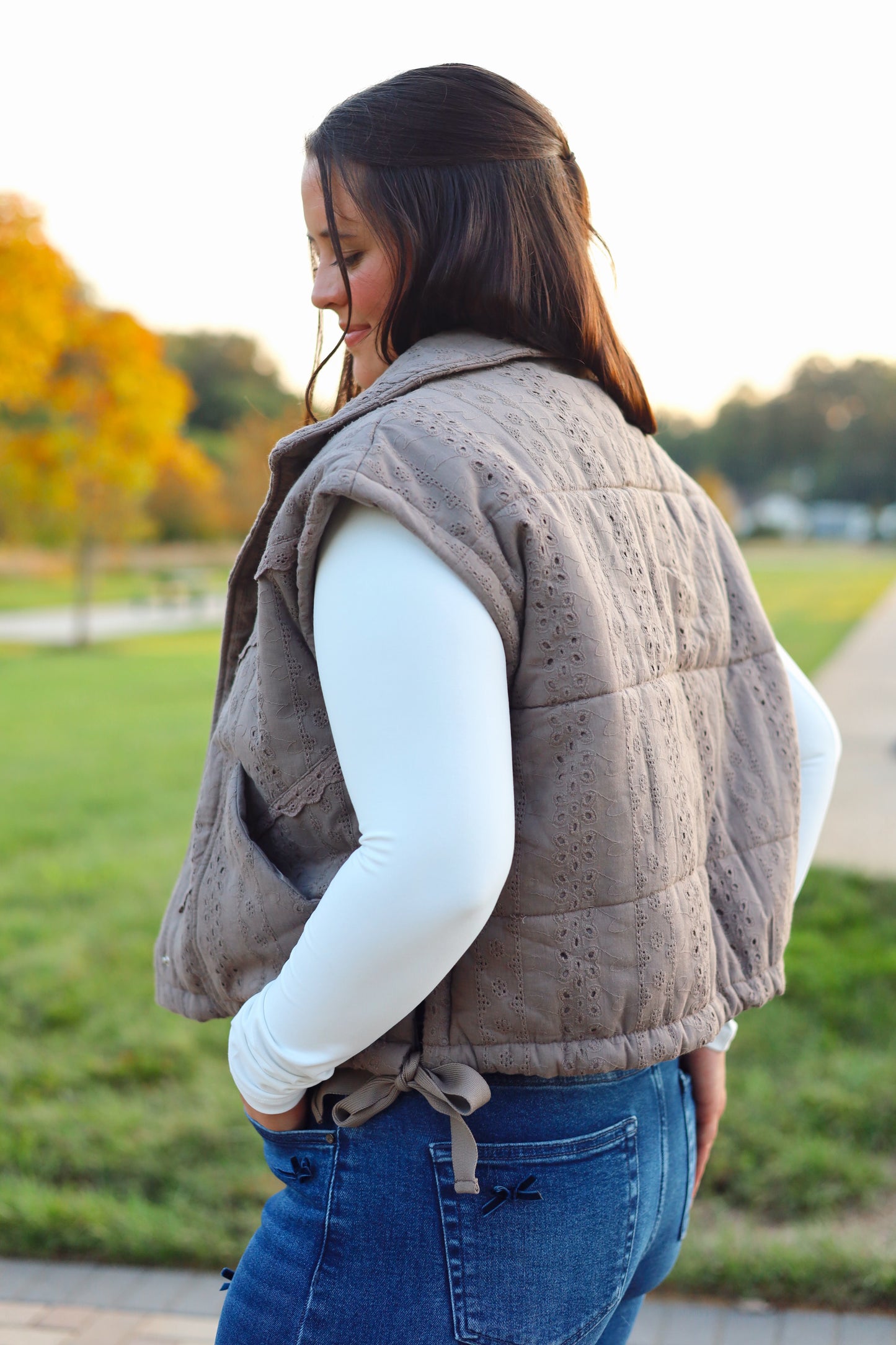 Nova Laced Detailed Vest