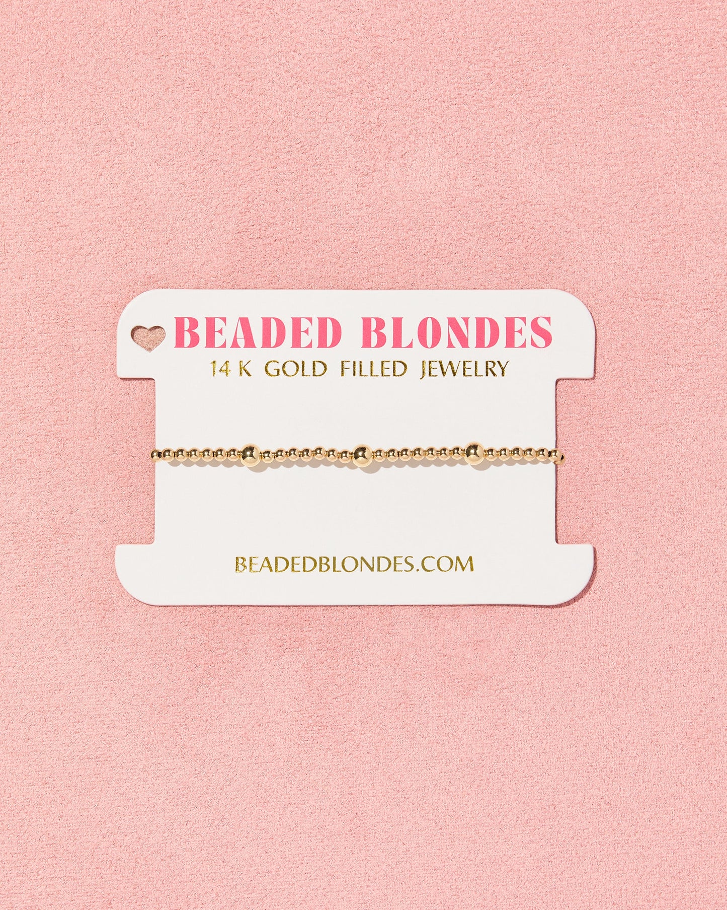 Beaded Blondes Olive Bracelet