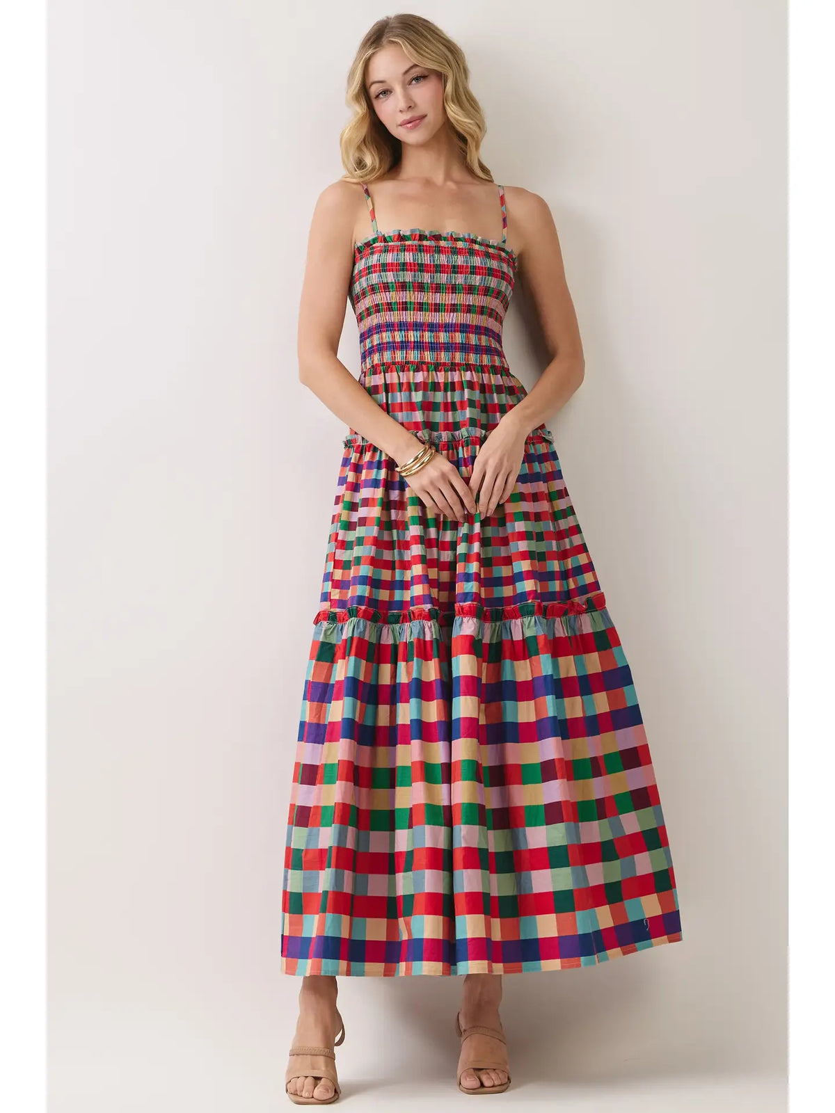 Marleigh Multi. Color Midi Dress