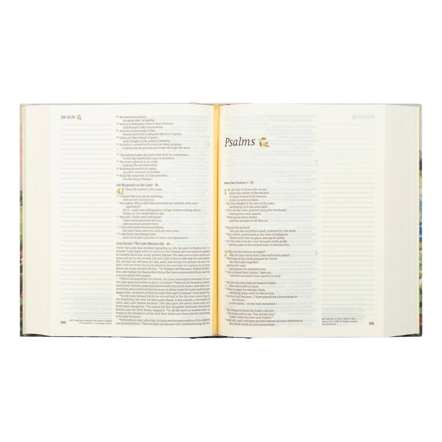 Floral NLT Notetaking Bible