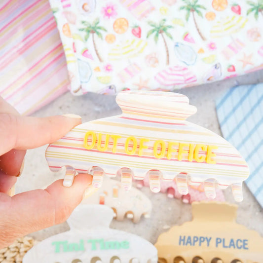 Out Of Office Claw Clip