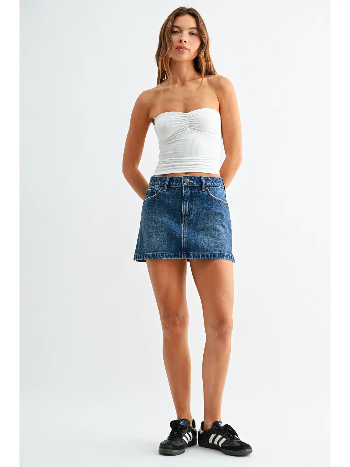 Mini Skirt w/ Slit