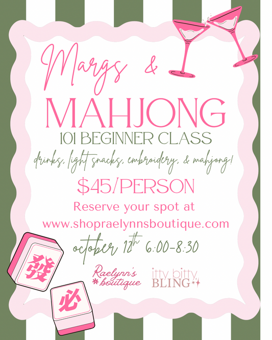 MARGS & MAHJONG-Oct. 12th