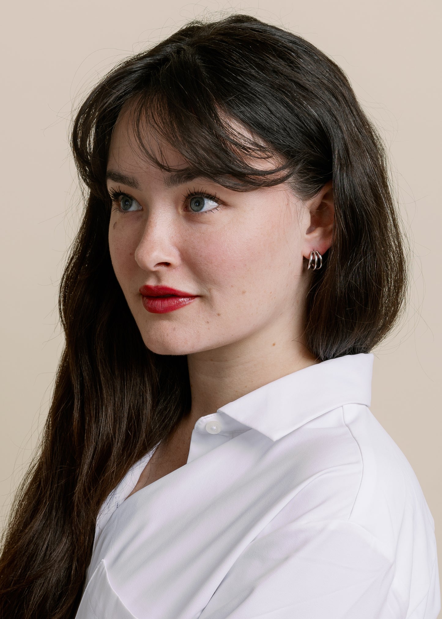 Eden Huggie Earing- SILVER