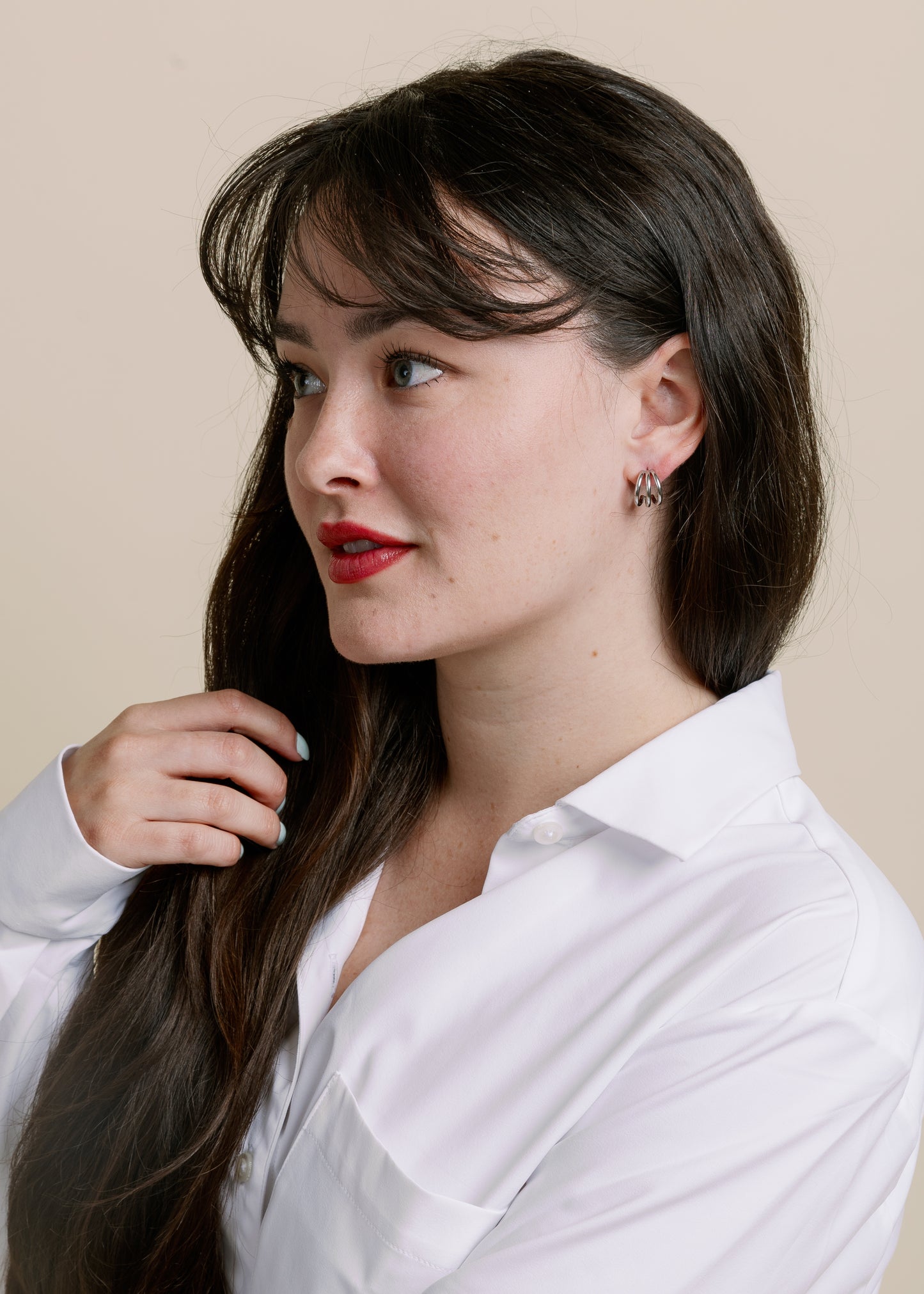 Eden Huggie Earing- SILVER