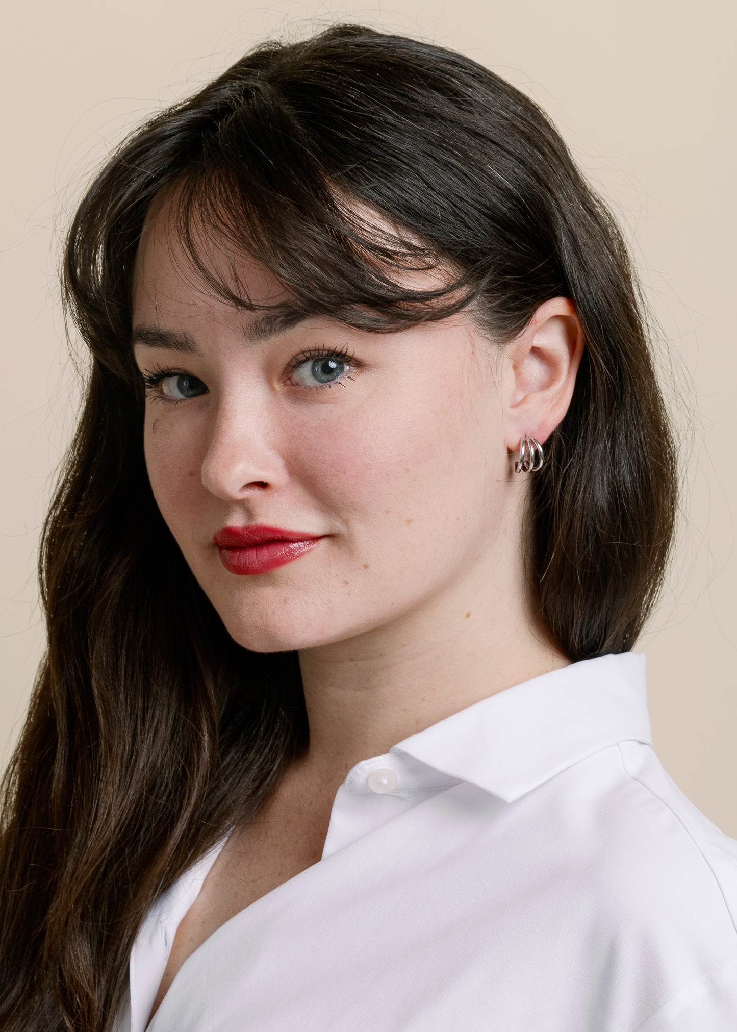 Eden Huggie Earing- SILVER