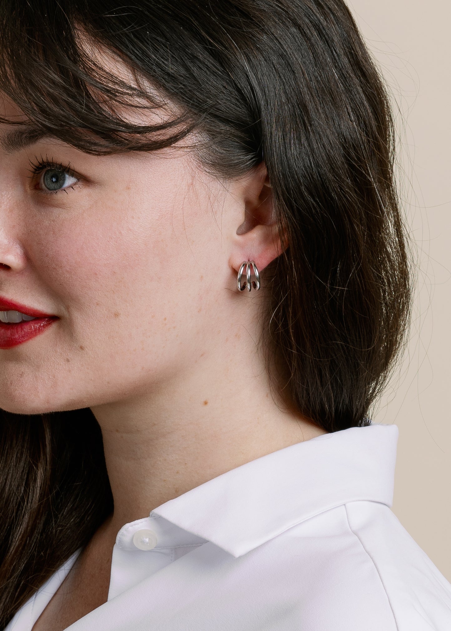 Eden Huggie Earing- SILVER