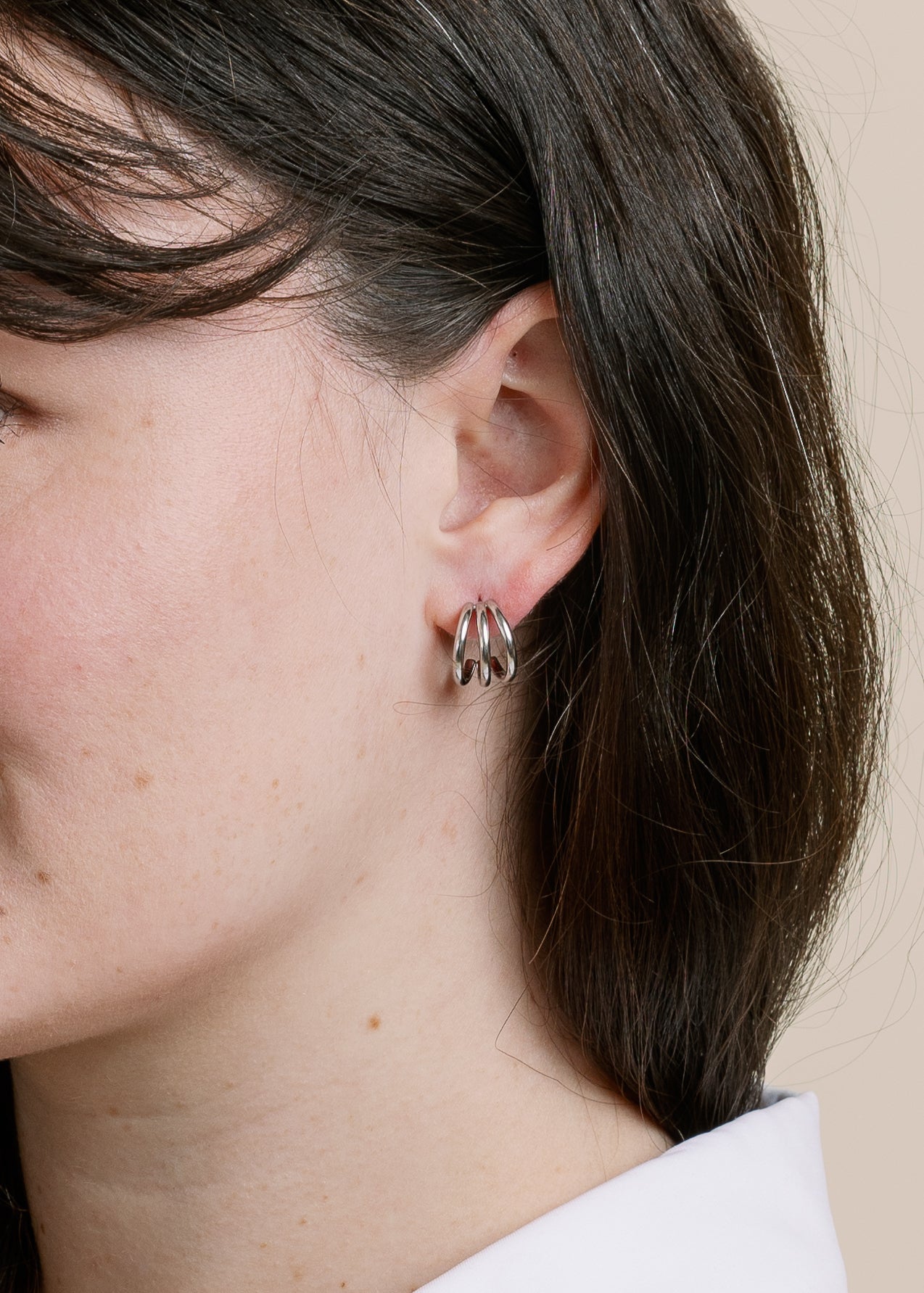 Eden Huggie Earing- SILVER