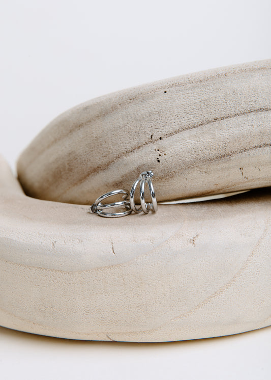 Eden Huggie Earing- SILVER