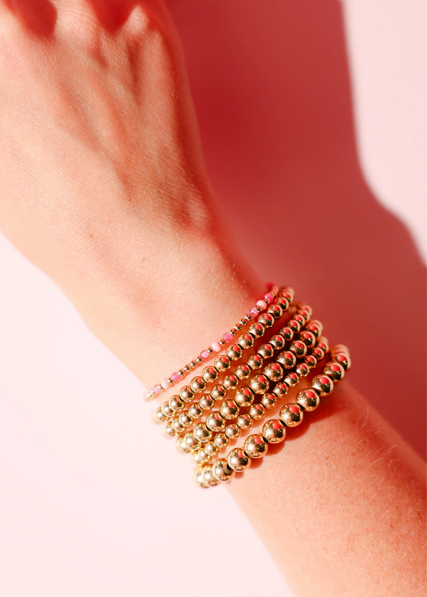 Beaded Blondes Flamingo Bracelet