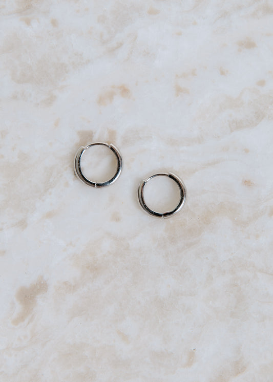 Huggie Hoop- SILVER
