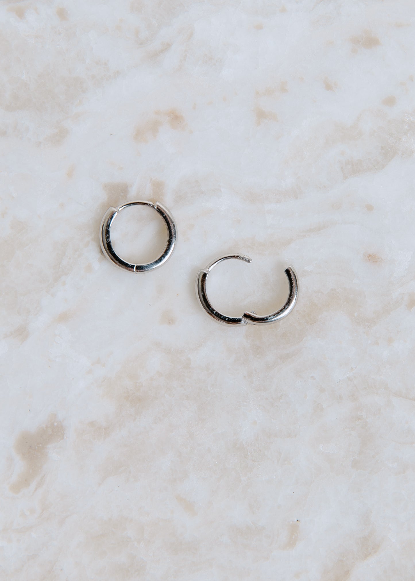 Huggie Hoop- SILVER