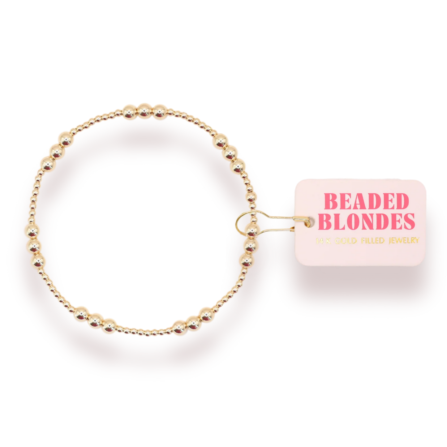 Beaded Blondes ILY Bracelet
