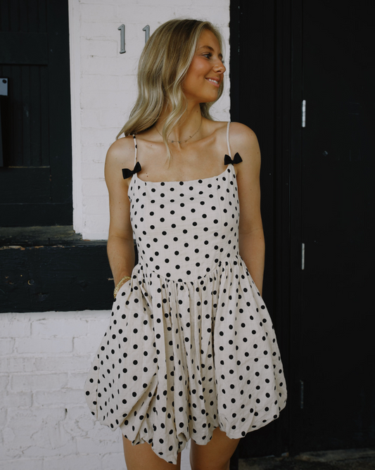 Ellie Polkadot Mini Dress