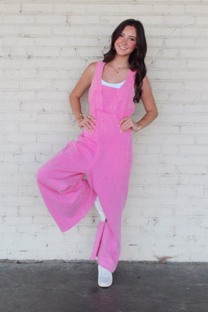 Pinky Promise Wide Leg Jumpsuit