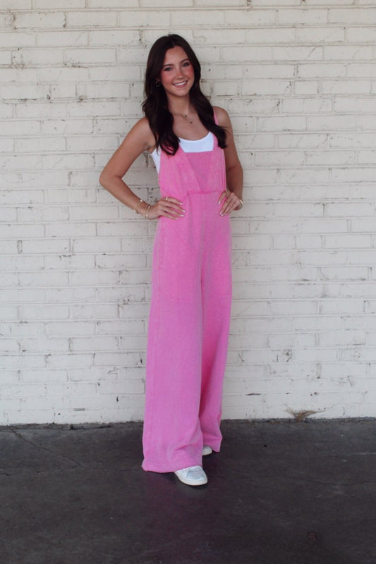 Pinky Promise Wide Leg Jumpsuit