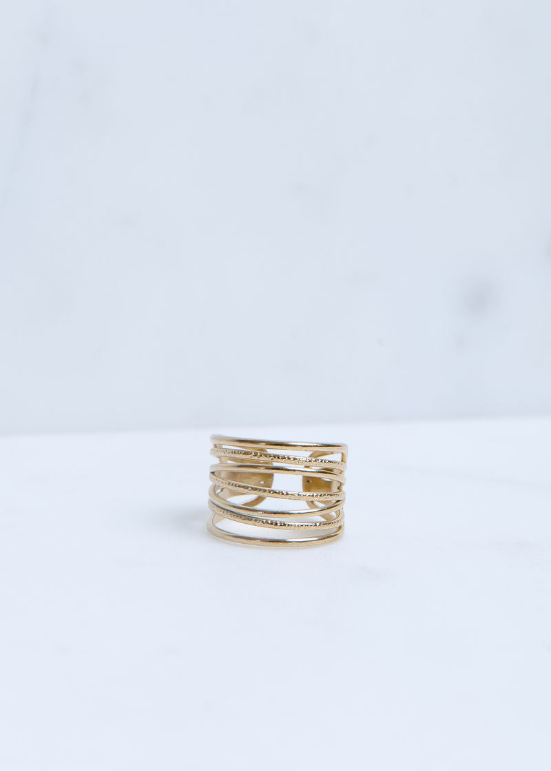 Layers Of Love Ring- GOLD