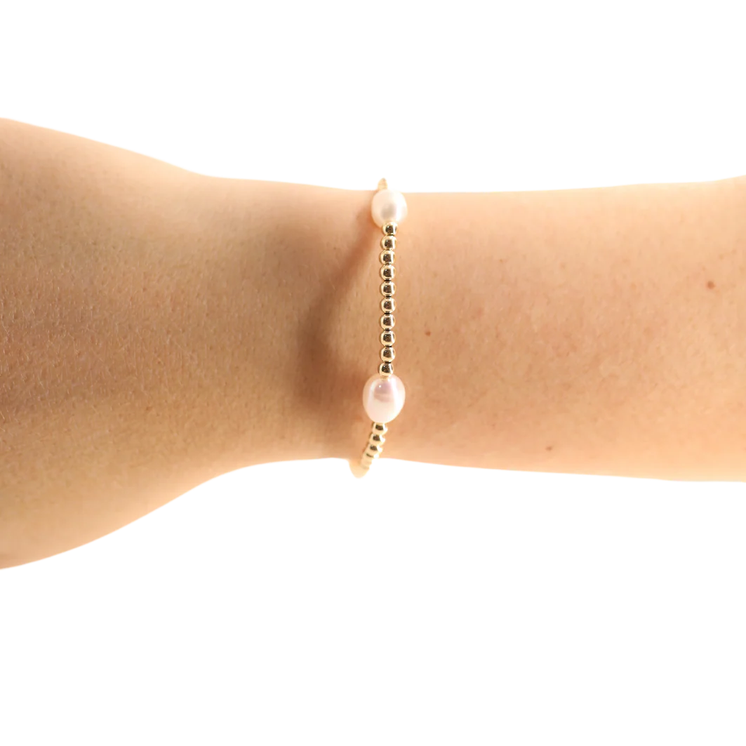 Beaded Blondes Pearl Poppi Bracelet