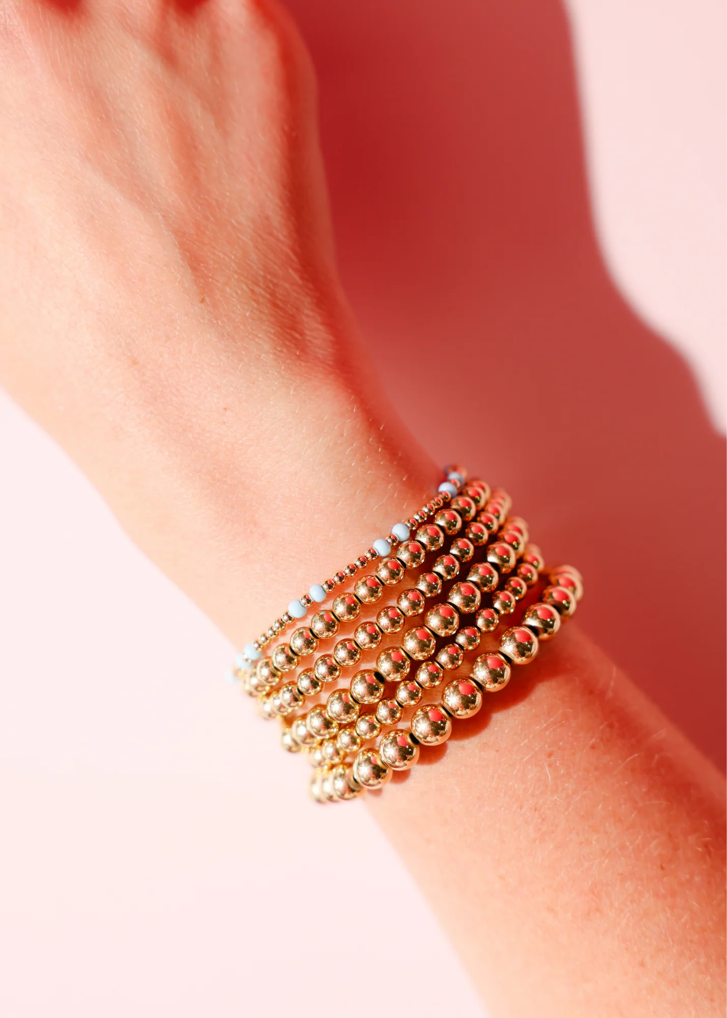 Beaded Blondes Powder Blue Hazel Bracelet