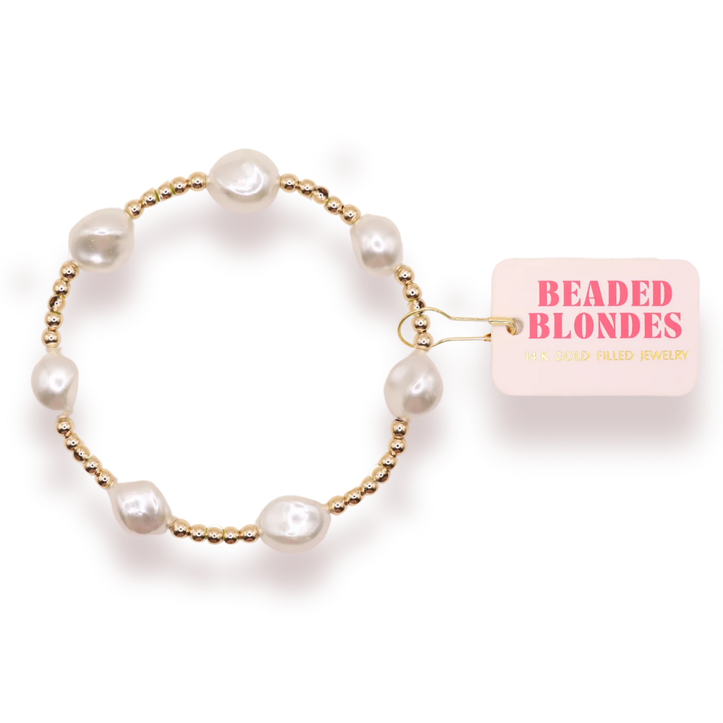 Beaded Blondes Sadie Pearl Bracelet