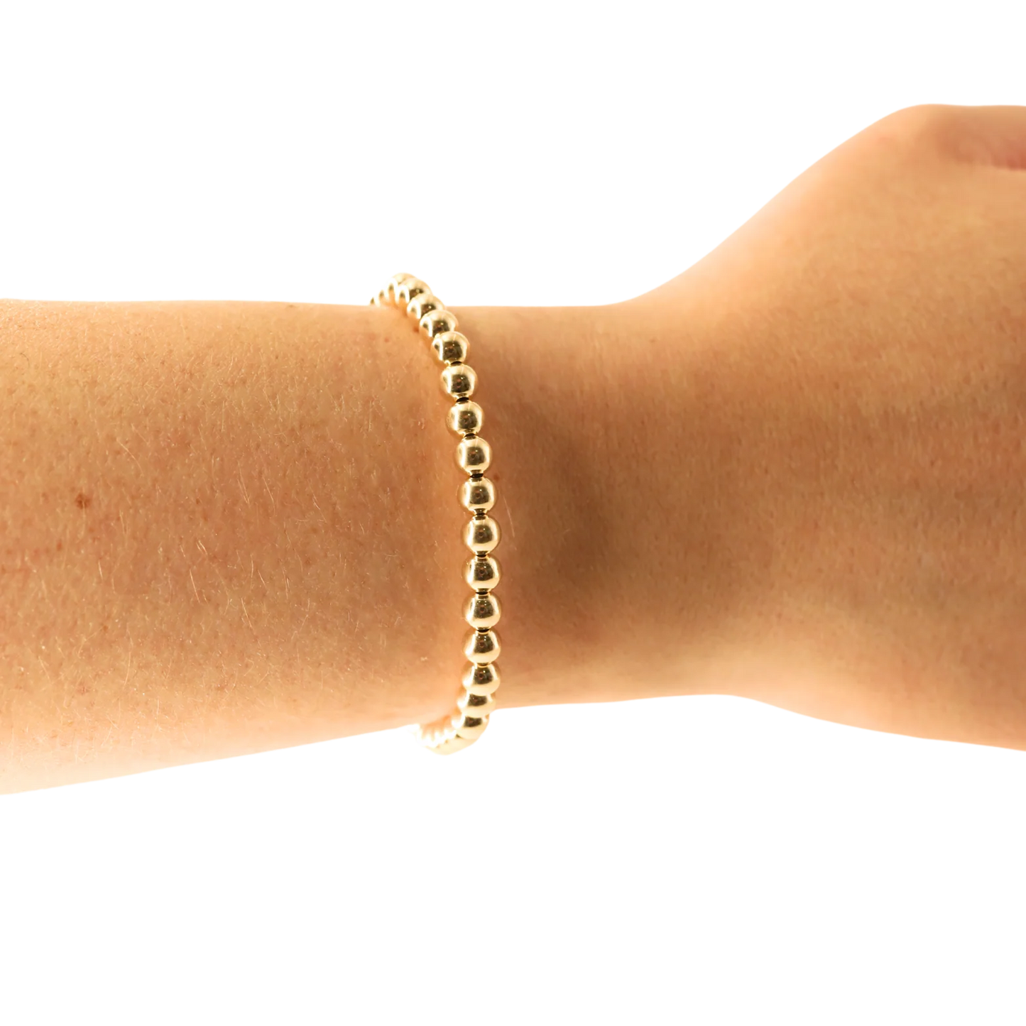 Beaded Blondes 5MM Gold Beaded Bracelet
