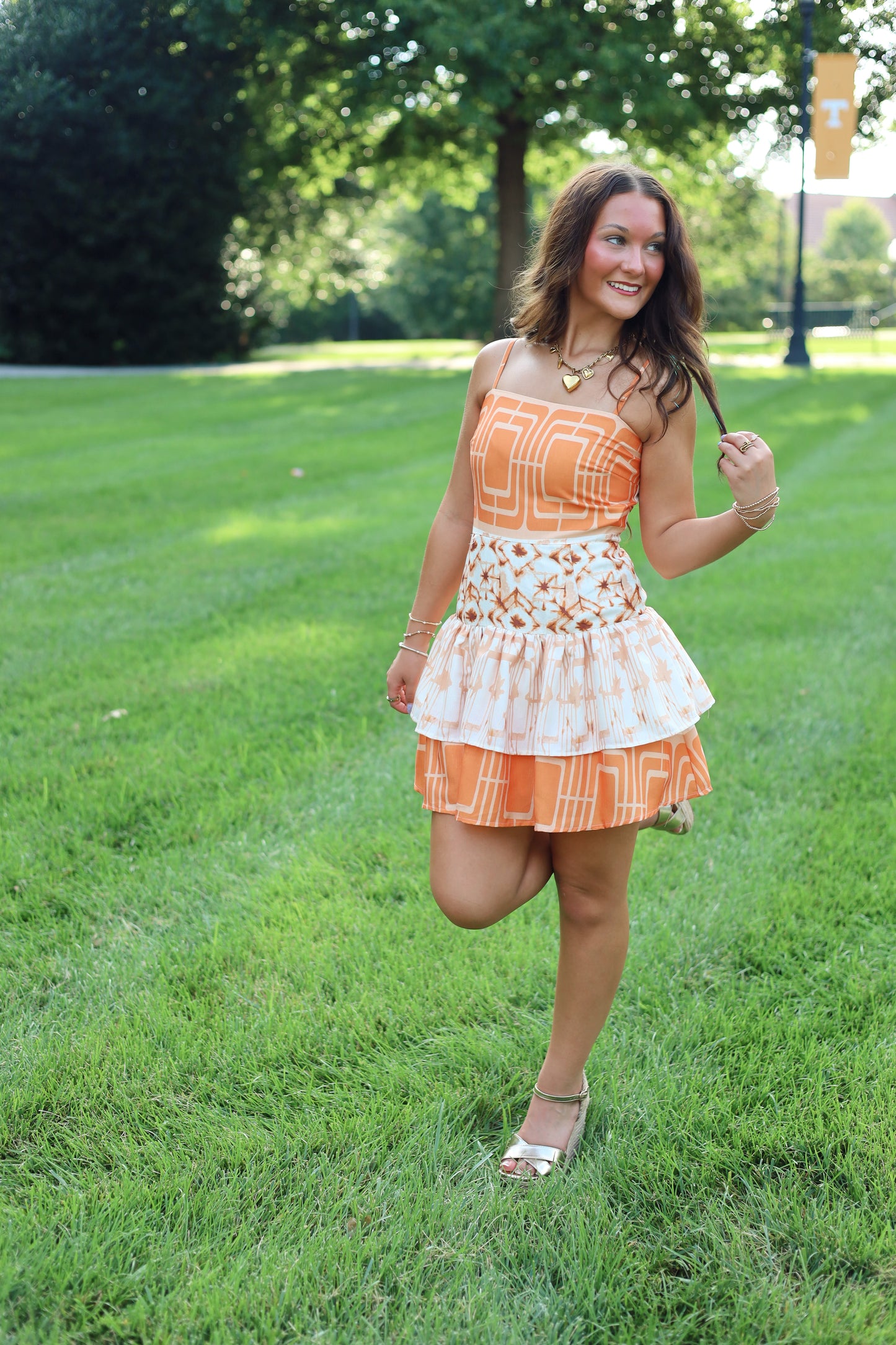 Camile Mini Dress- Orange