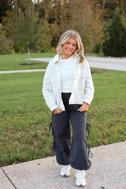 Ayla Ribbon Tie Jogger Pant