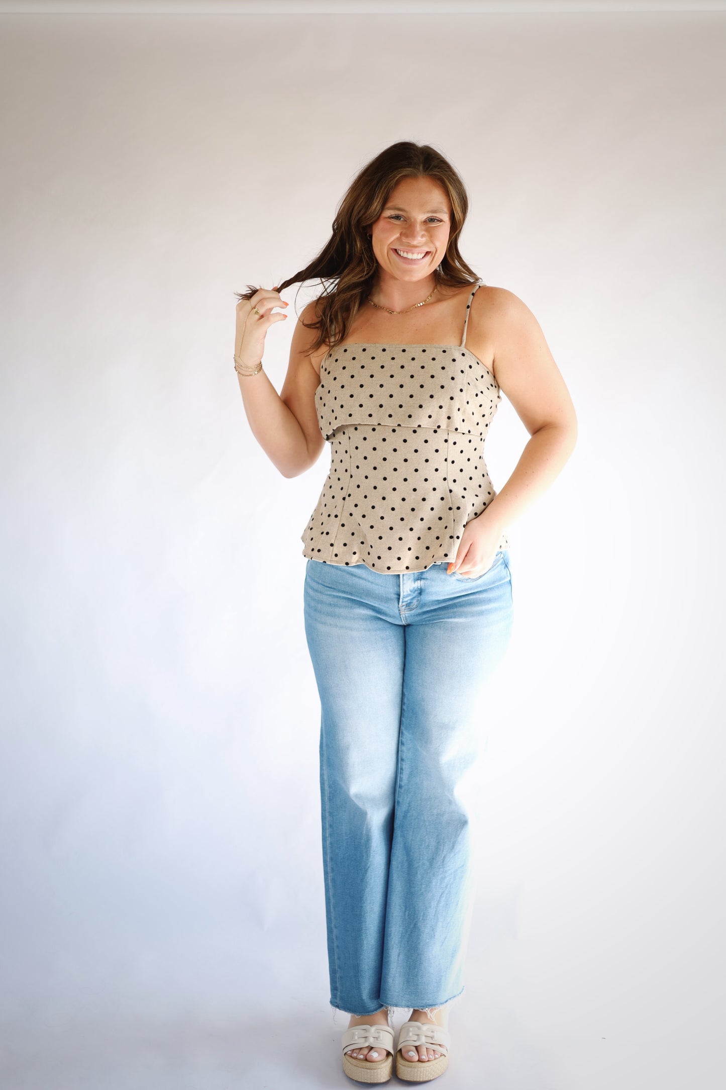 Selena Fit & Flare Top
