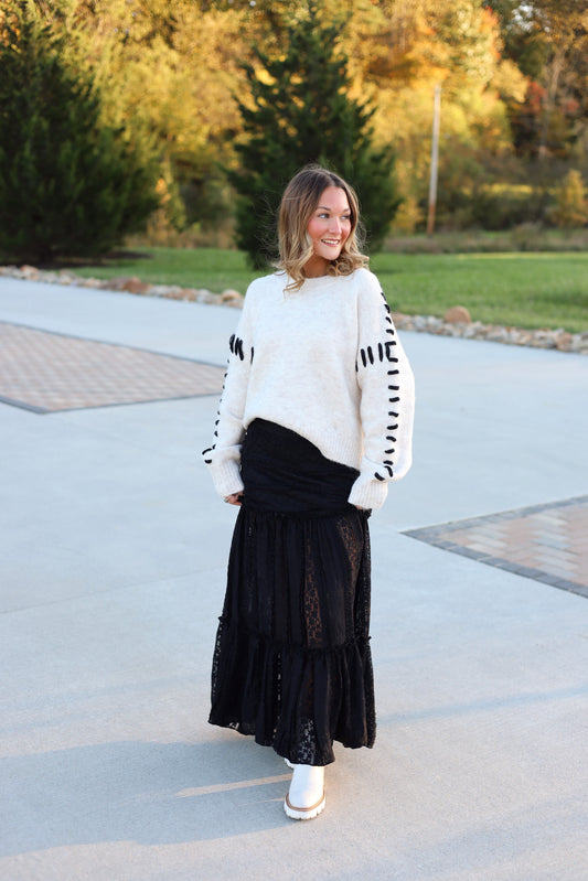 Eliana Lace Maxi Skirt