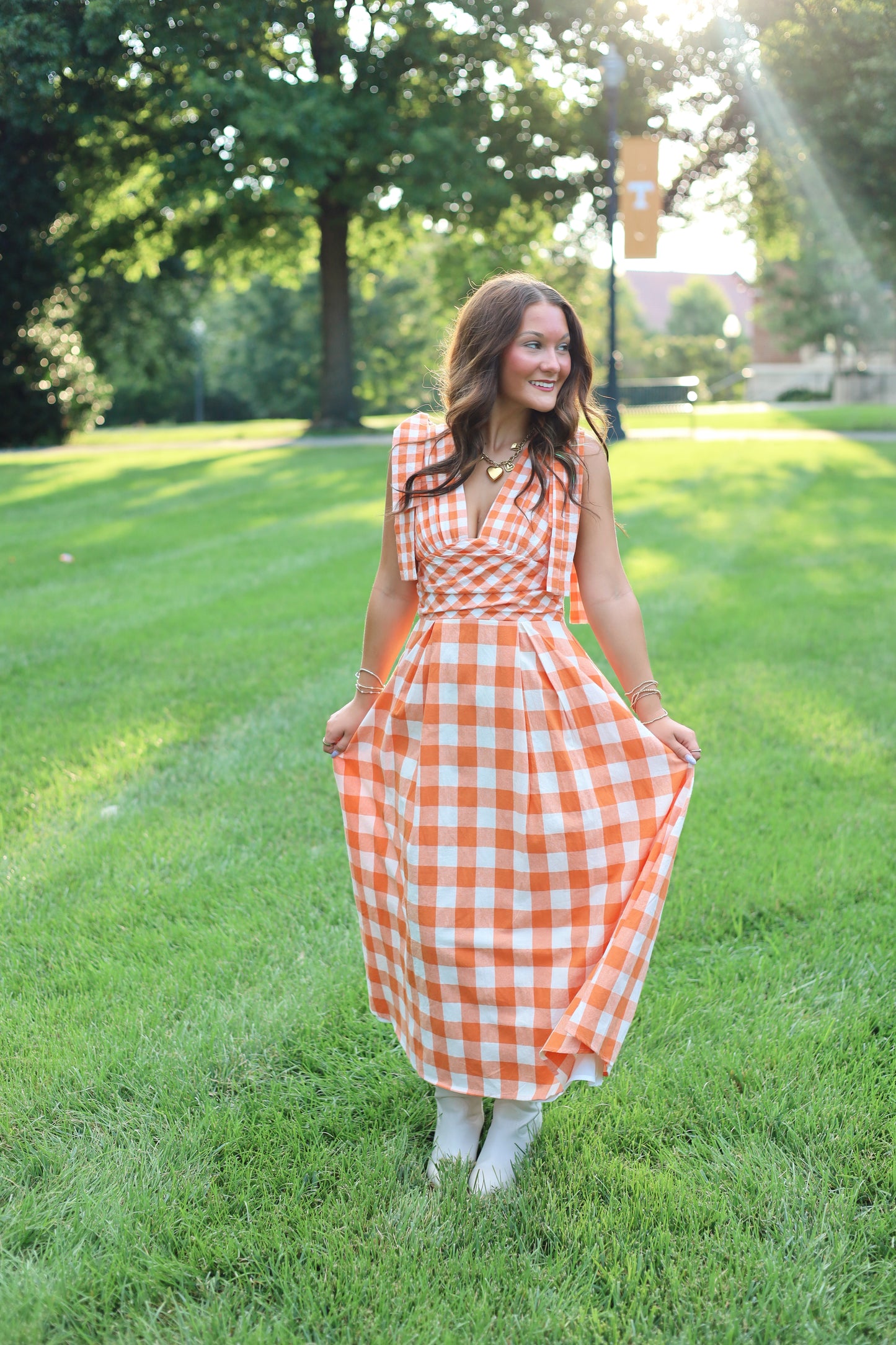 Checkered Neyland Dress