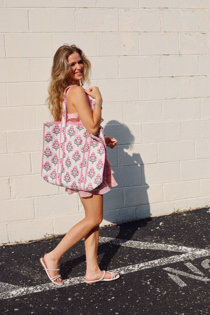 Handmade Cotton Quilted Bag