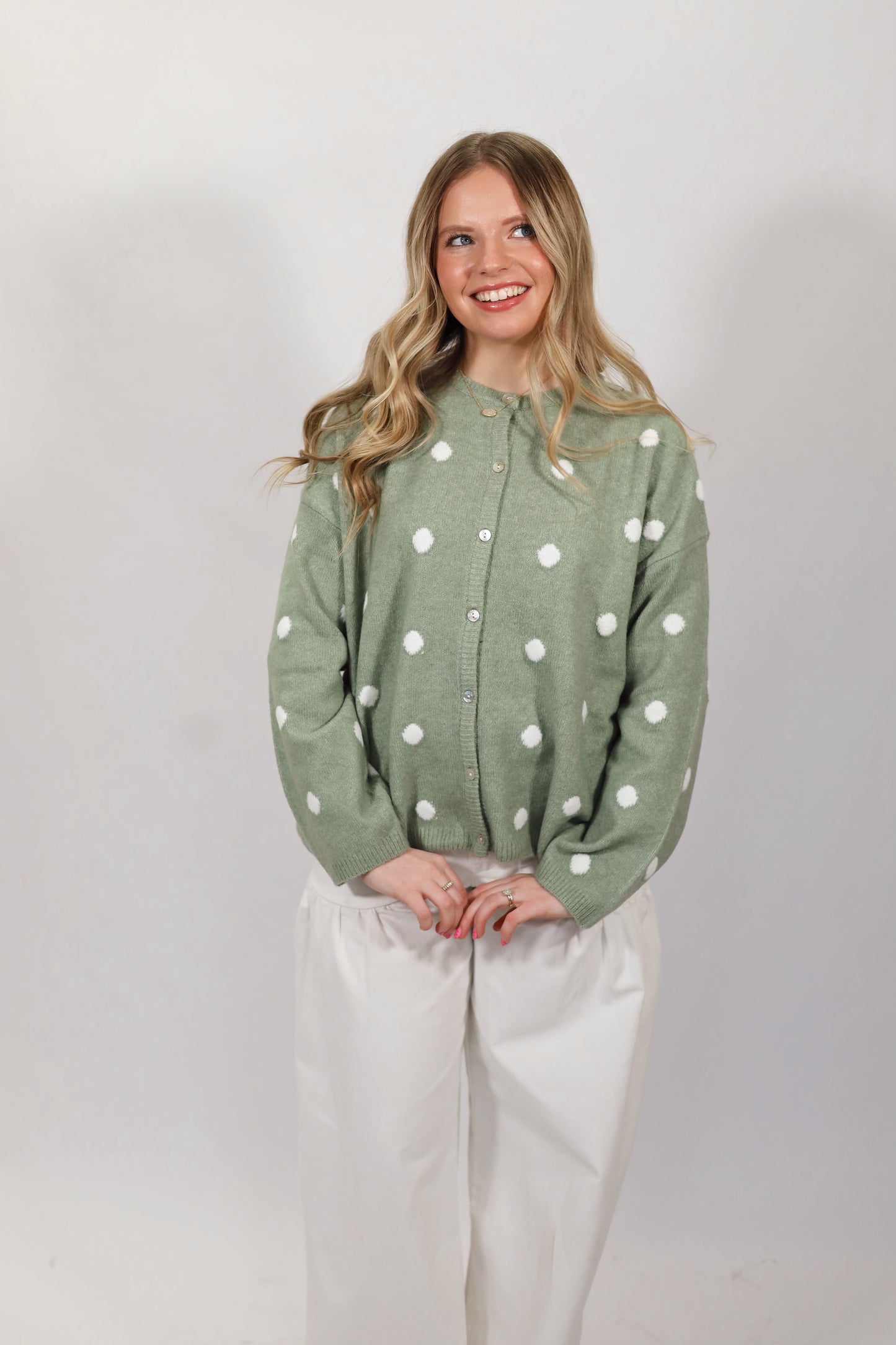 Perri Polkadot Cardigan
