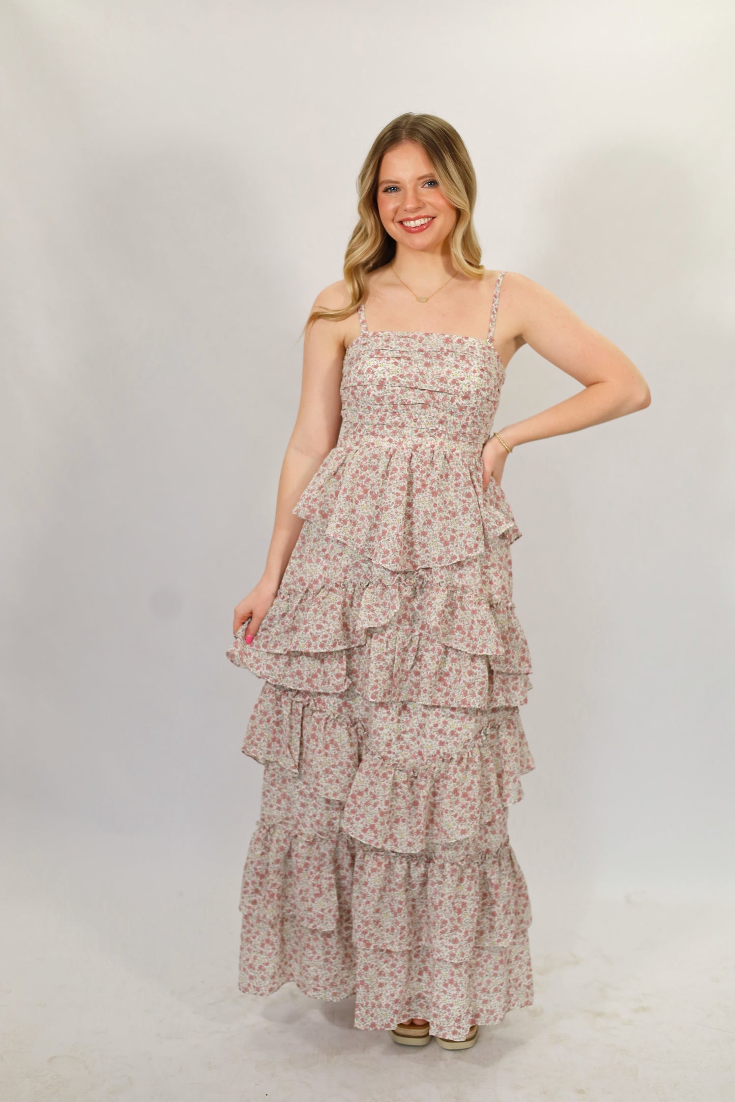 Delilah Ruffle Dress