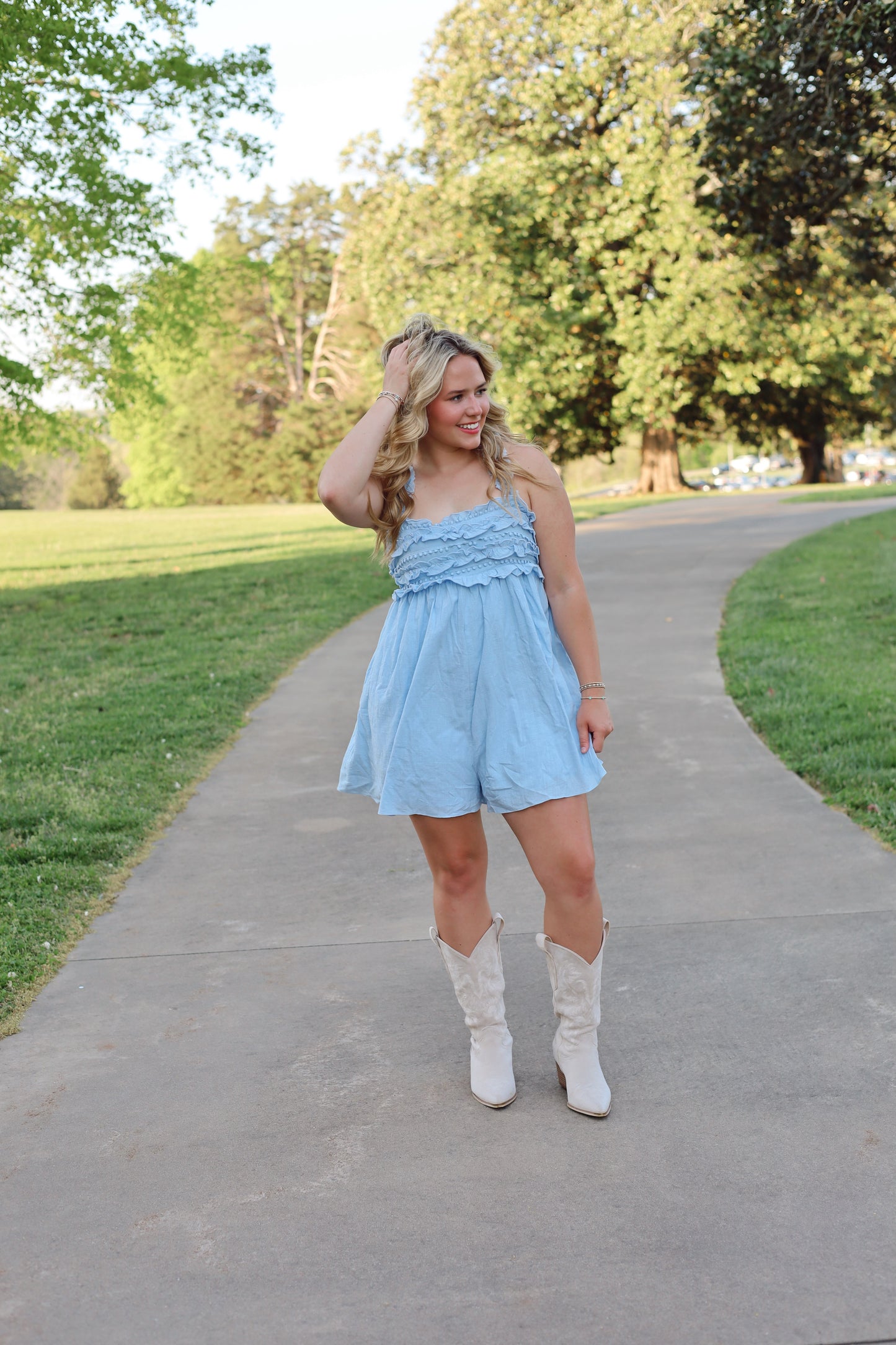 Sadie Ruffle Romper