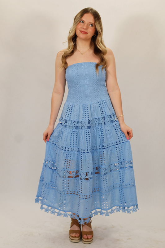 Ellie Eyelet Dress