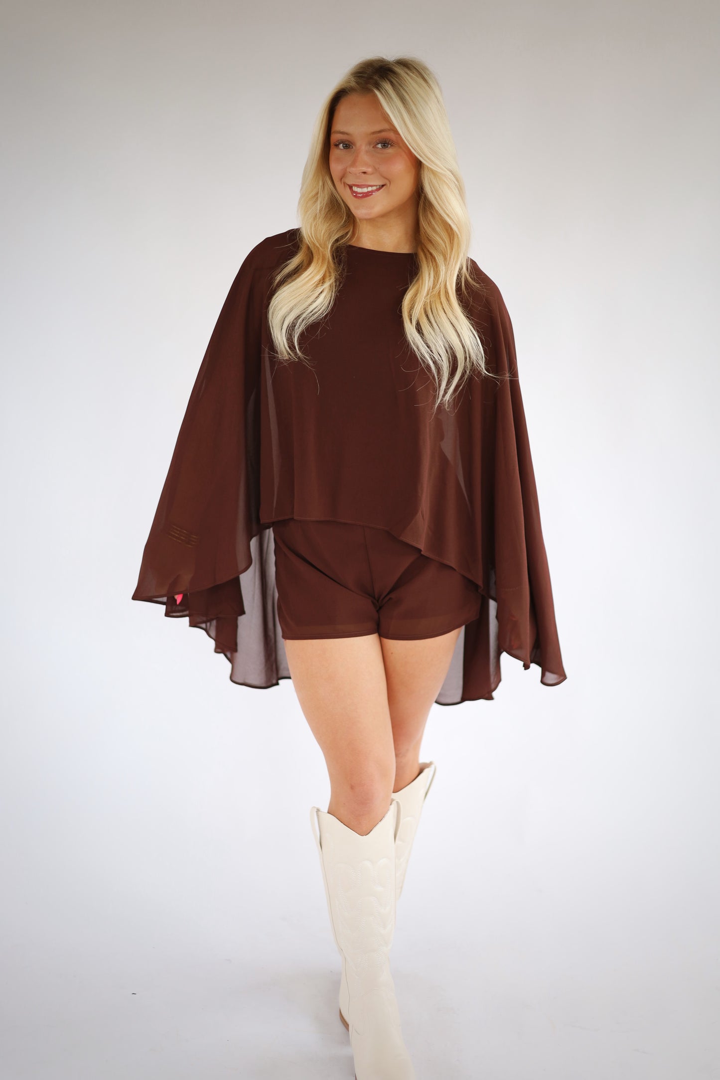 Paige Cape Romper