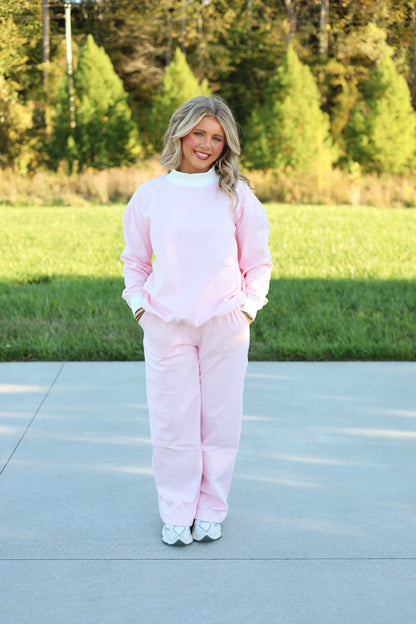 Raegan Pink Stripe Set