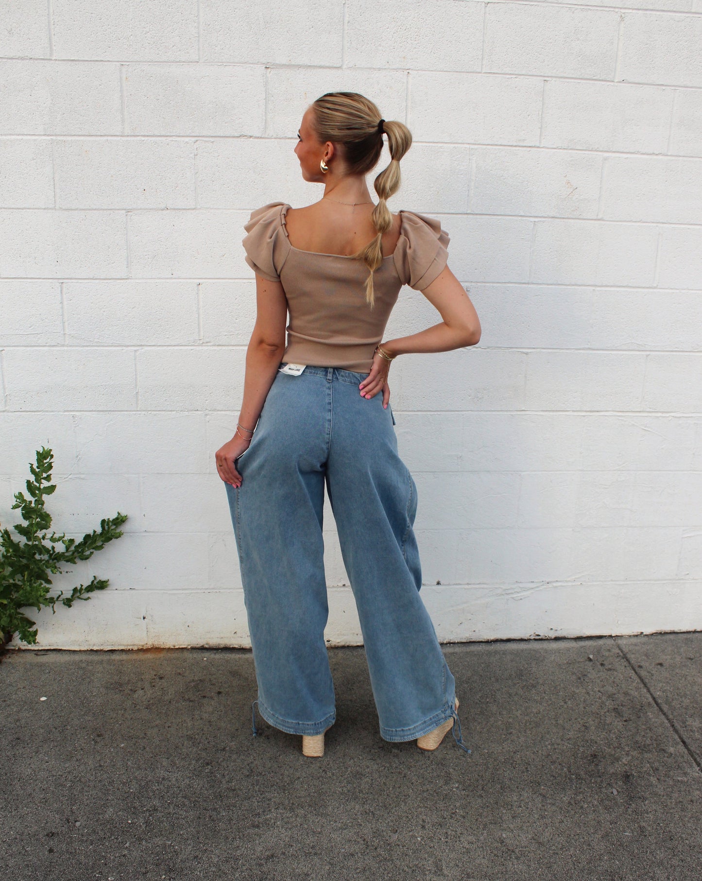 *RESTOCKED* Dreamy Denim Button Front Jeans