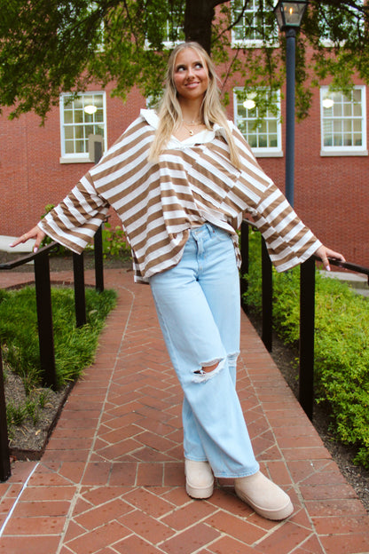 Cassie Stripe Top