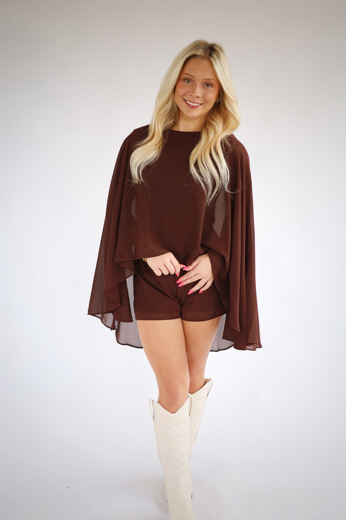 Paige Cape Romper