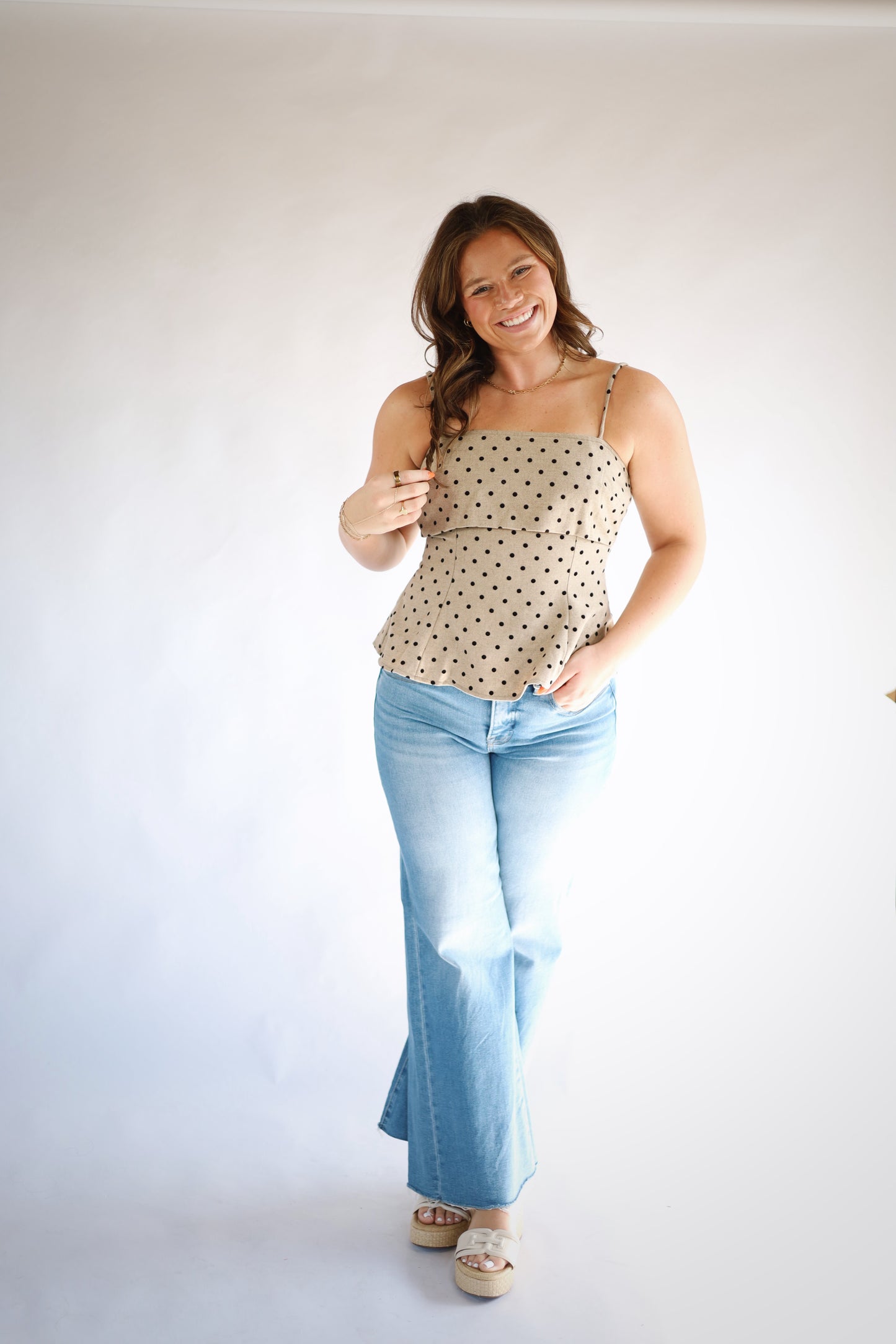 Selena Fit & Flare Top