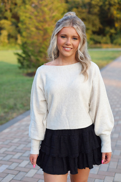 Lizzy Boat Neck Sweater