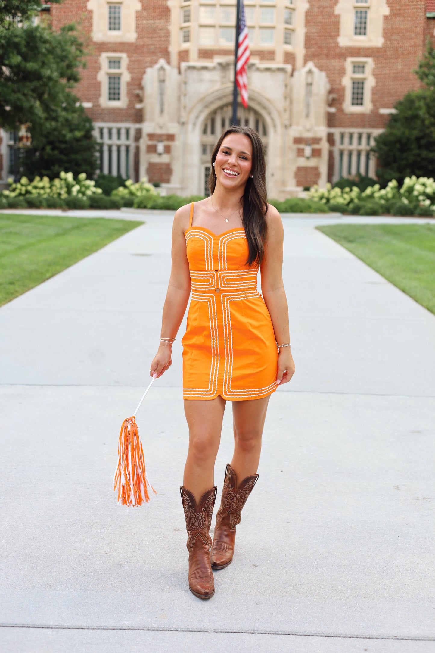 Day to Night Mini Dress- ORANGE